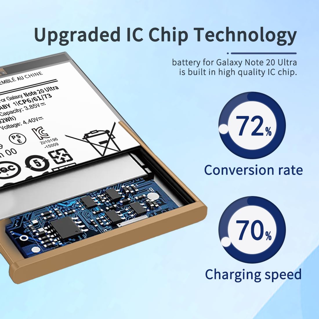 Amazon.com: ITMBET Note 20 Ultra Battery, 5200mAh Upgraded 2024